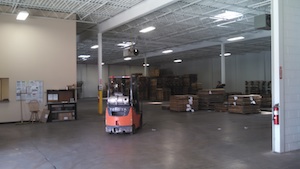 BDL Supply Florence, KY. Forklift in Packaging Warehouse.